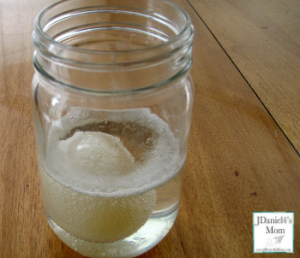 Cool Science Experiment for Kids- Making a Rubber Egg