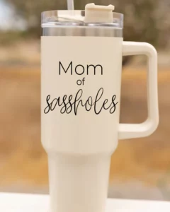 Mom of Sassholes Tumbler