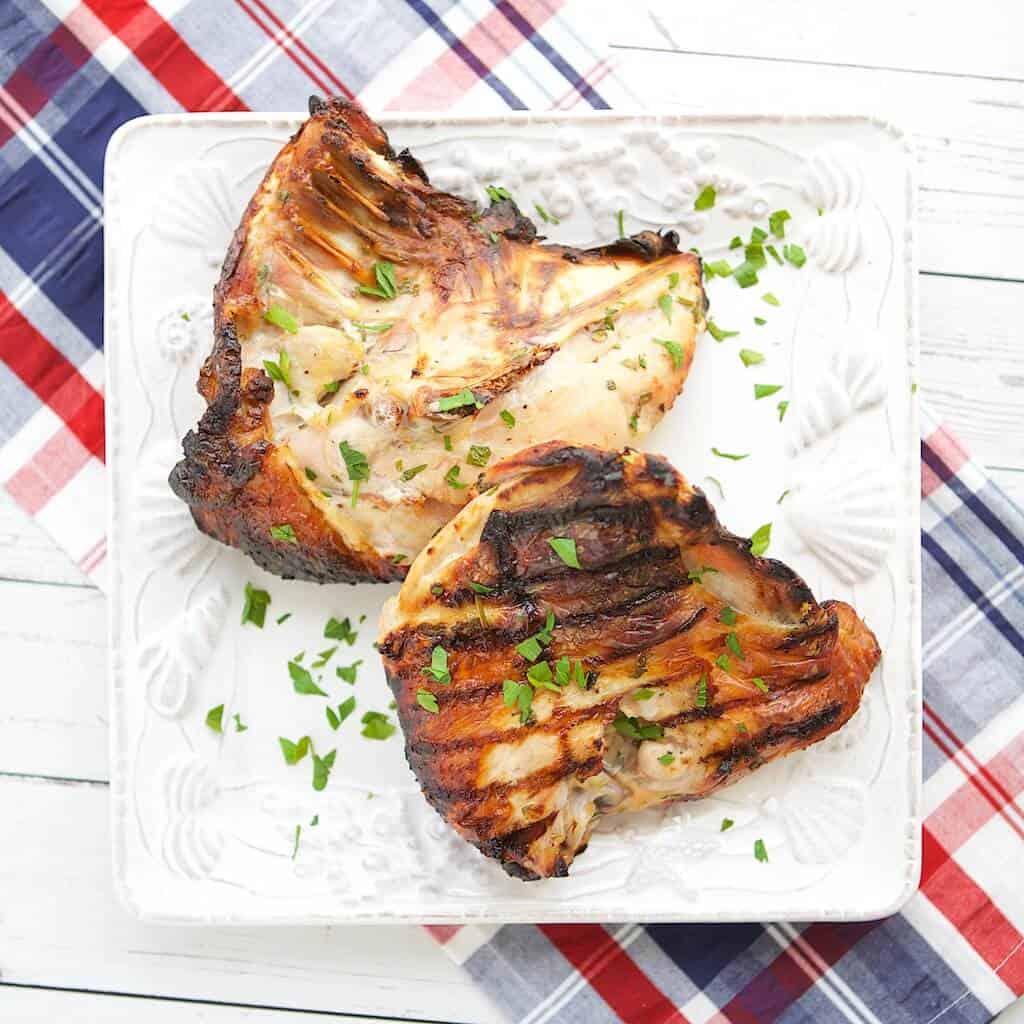 Grilled turkey breast