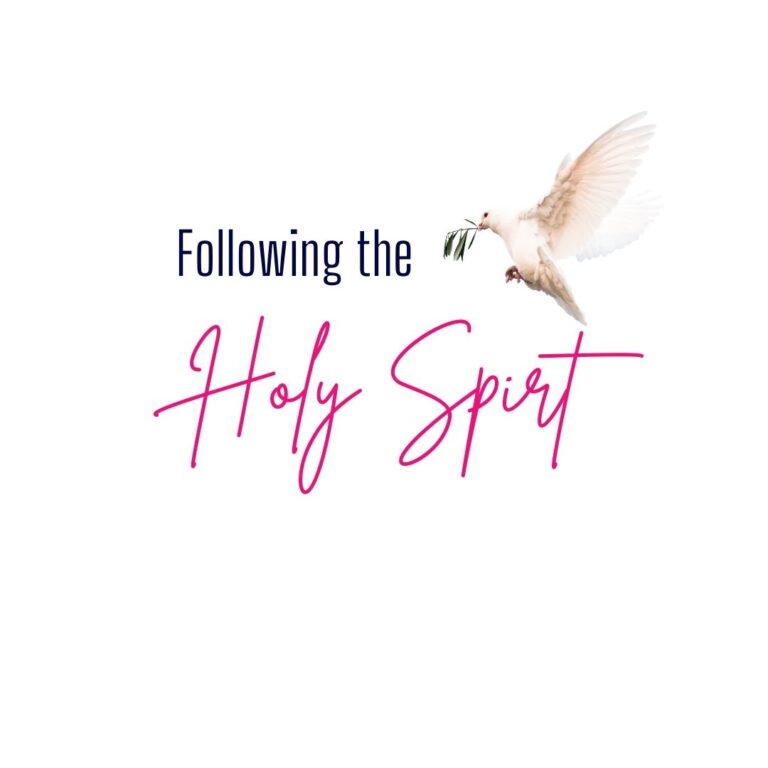 Following The Holy Spirit