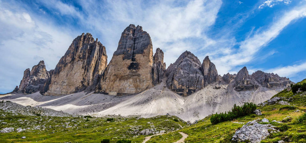 Solve The peaks of Tre Cime di Lavaredo in Sexten Dolomites Alps ...