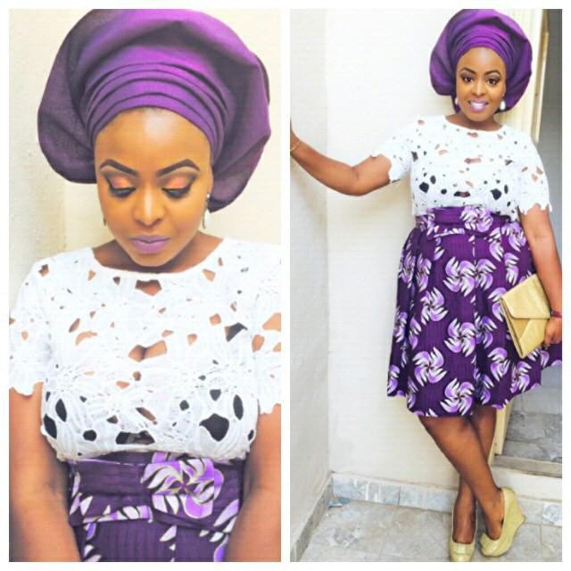 ankara and lace designs