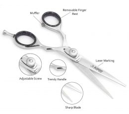 6" inch hairdressing scissors - Razor Edge Hair Cutting for Barber Salon