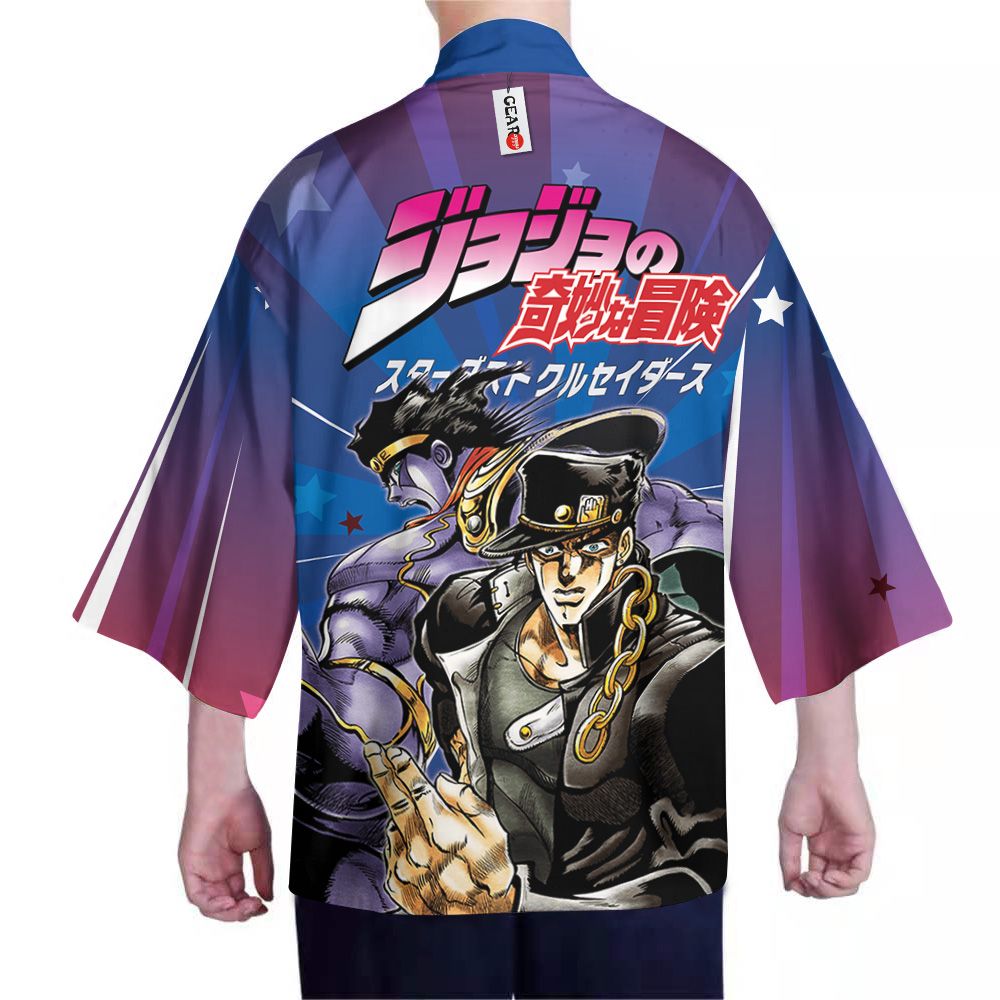 Jotaro Kujo Kimono Shirts Anime JJBAs Merch Clothes - JJBA Store