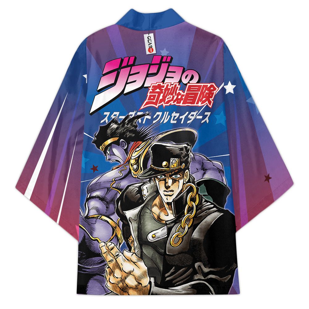 Jojo's Bizarre Adventure Kimono - Jotaro Kujo Kimono Clothes GOT1308 ...