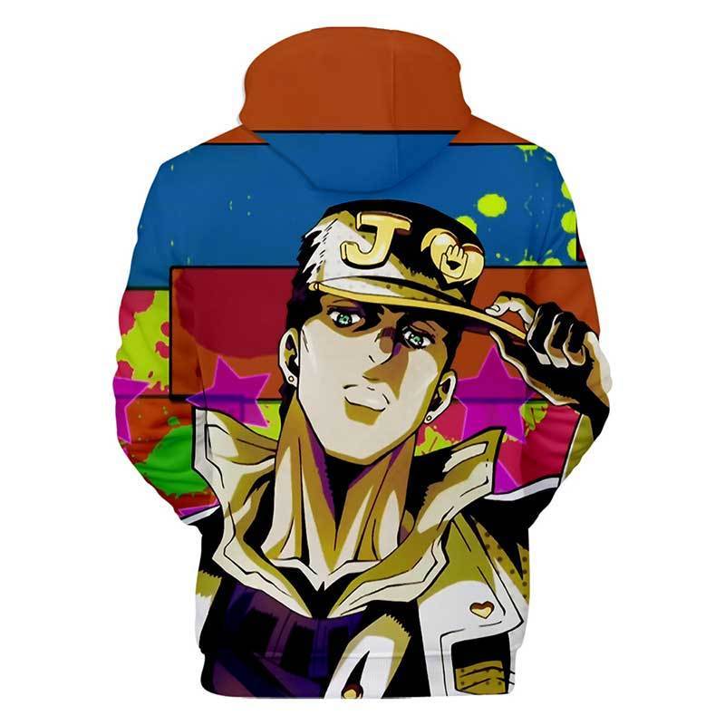 JJBA Hoodies - Jojo Hoodie Jotaro Red JJFR2008 - ®JJBA Merch