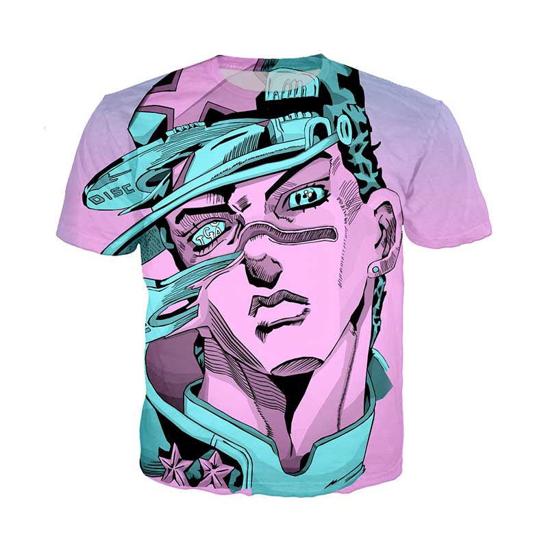 JJBA T-Shirts - JJBA T-Shirt Jotaro Disc JJFR2008 - ®JJBA Merch