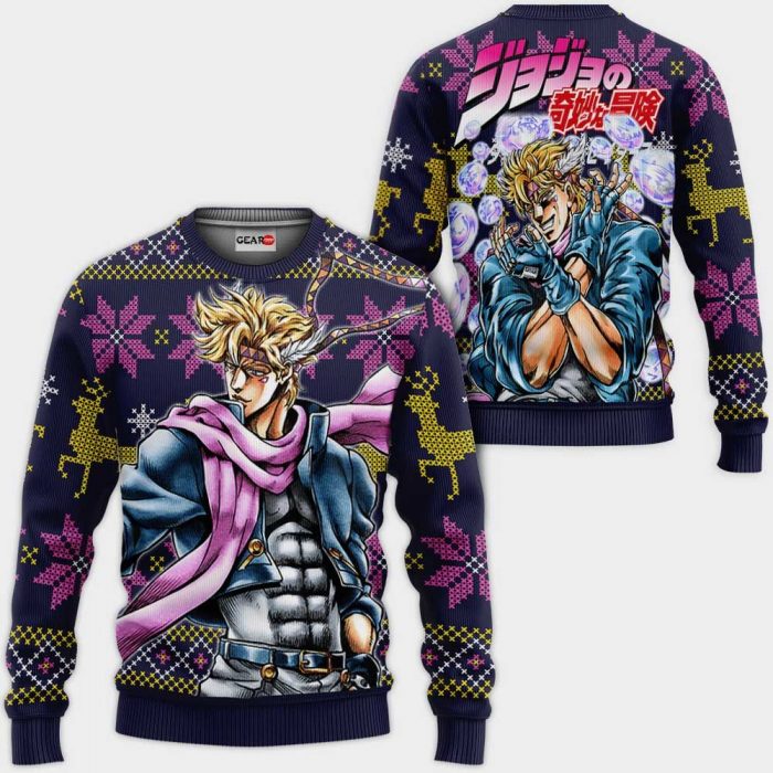 Caesar Anthonio Zeppeli Ugly Christmas Sweater Custom JJBA Anime Xmas ...