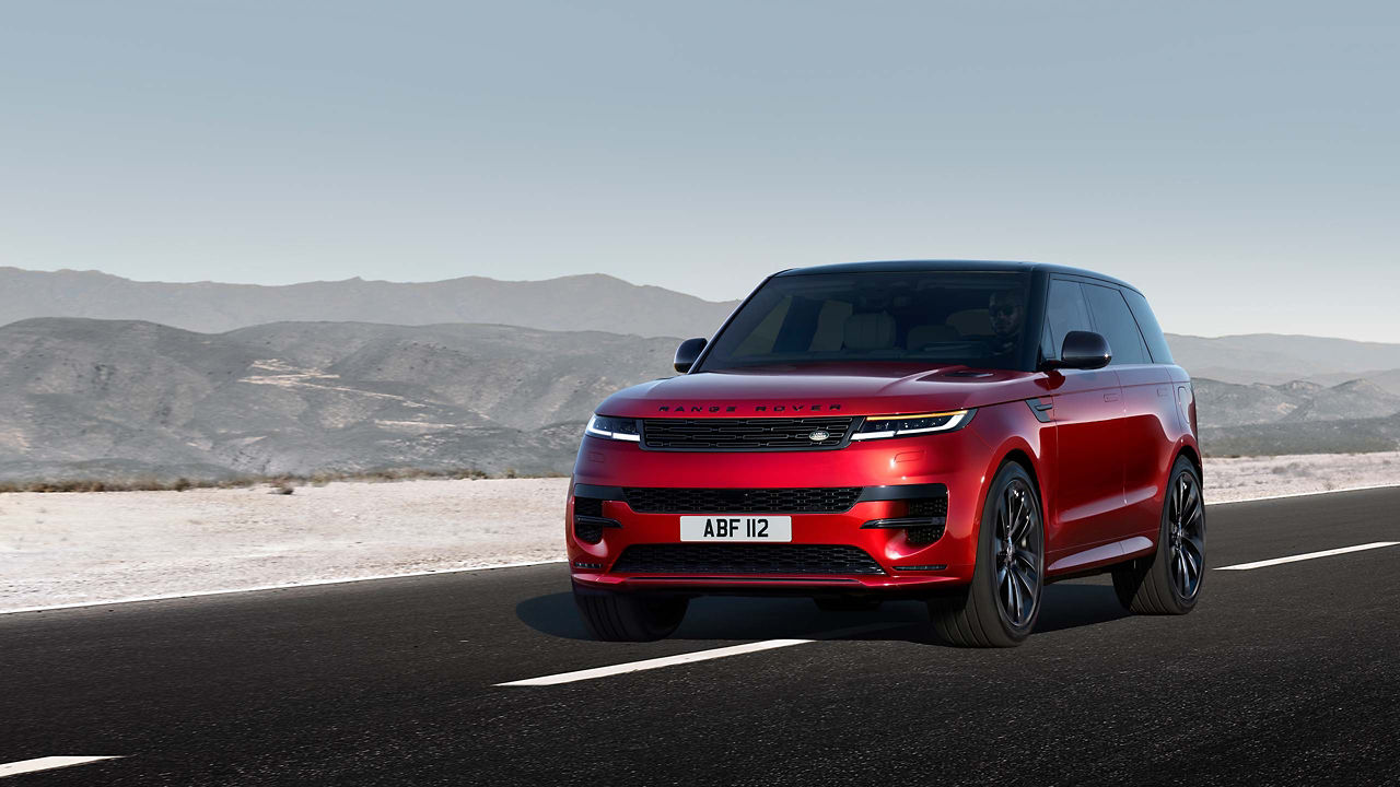 Red Range Rover Sport