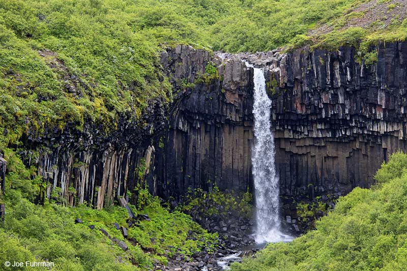 Svartifoss Waterfall Skaftafell National Park, Iceland   July 2013