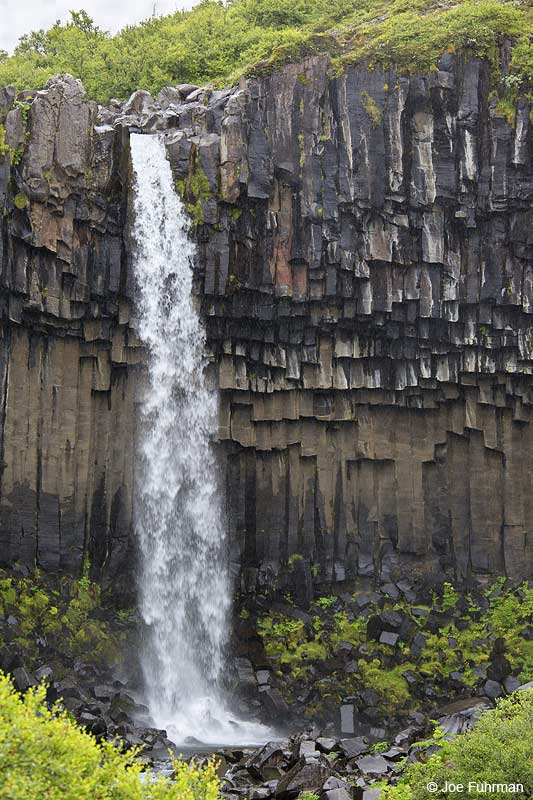 Svartifoss Waterfall Skaftafell National Park, Iceland   July 2013