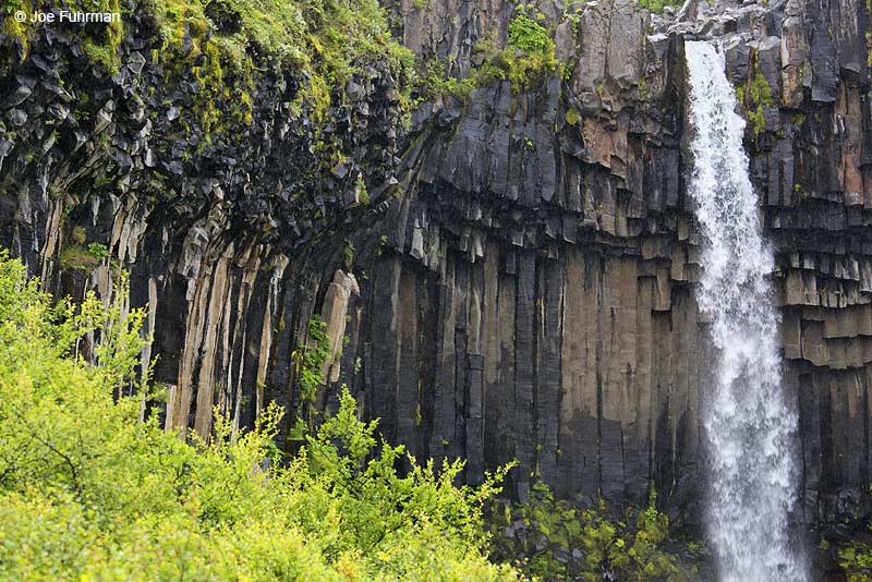 Svartifoss Waterfall Skaftafell National Park, Iceland   July 2013