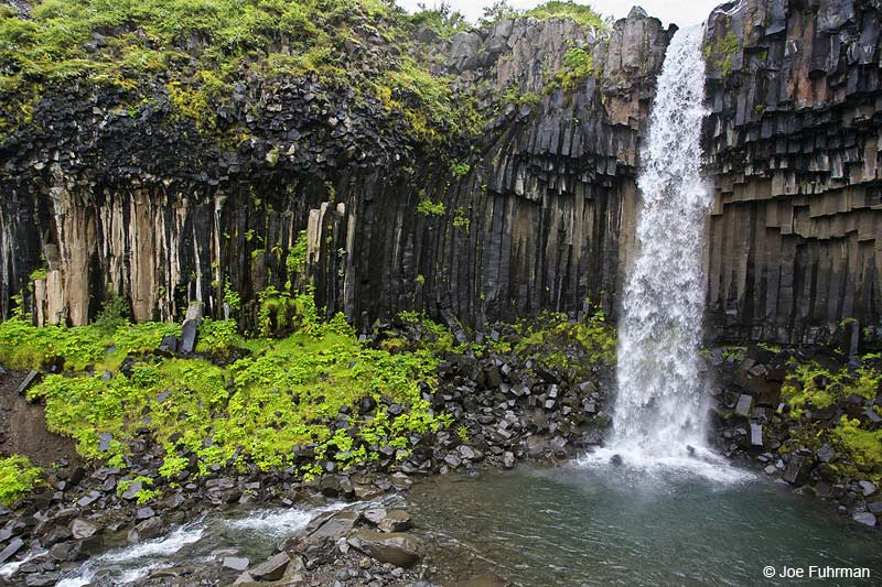 Svartifoss Waterfall Skaftafell National Park, Iceland   July 2013