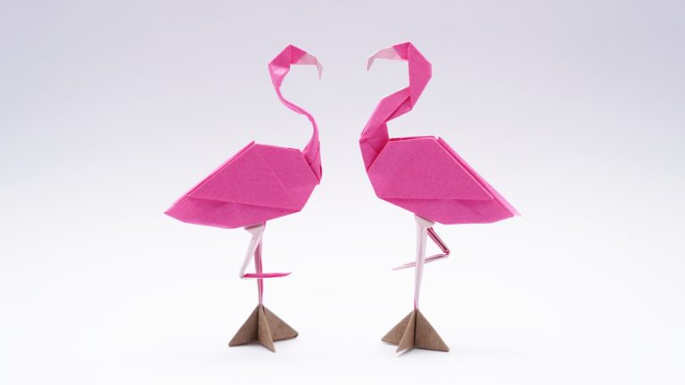 Origami Flamingo