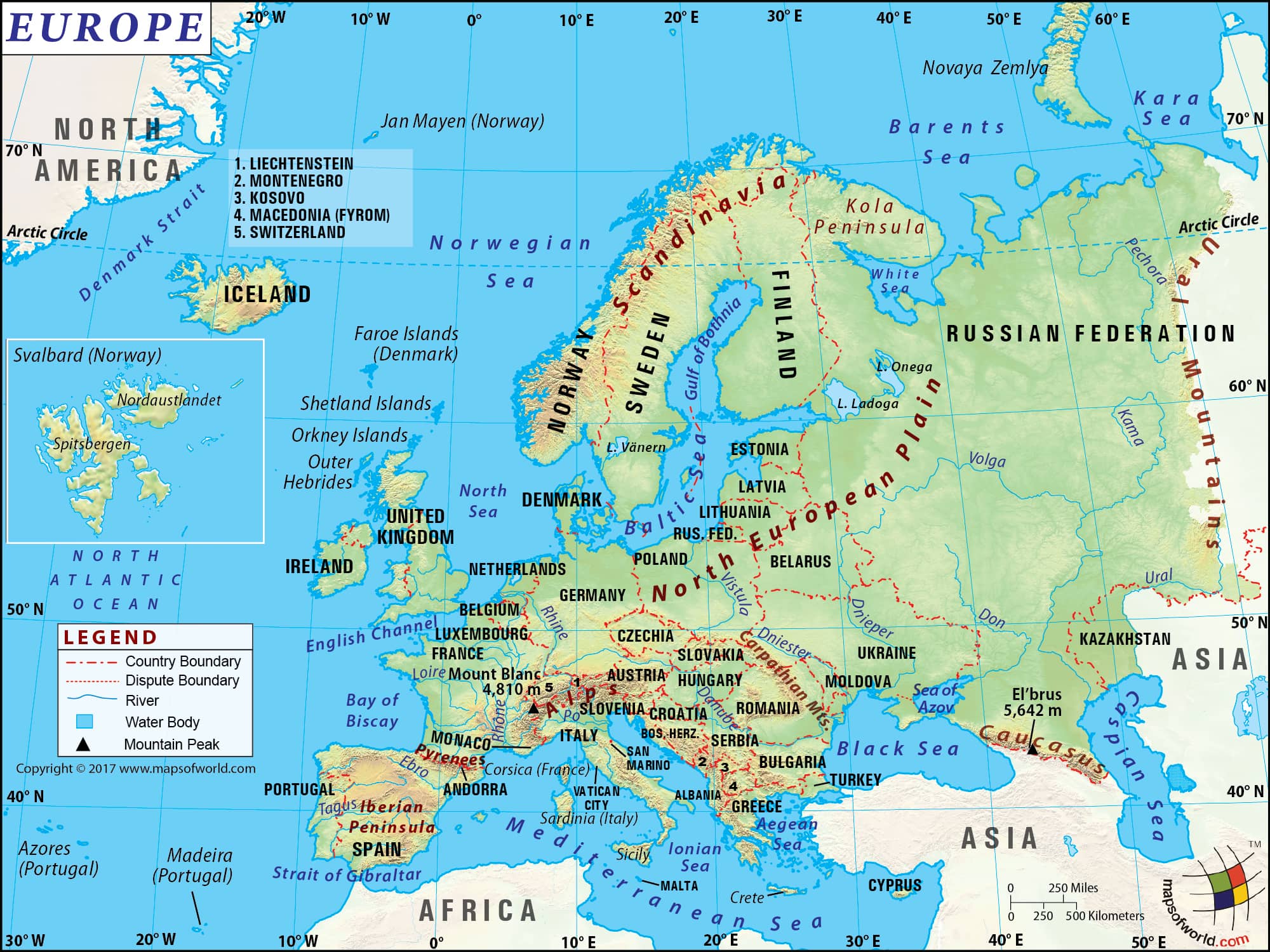 Free Photo Map Of Europe Clipart Continents Countries Free Images And ...