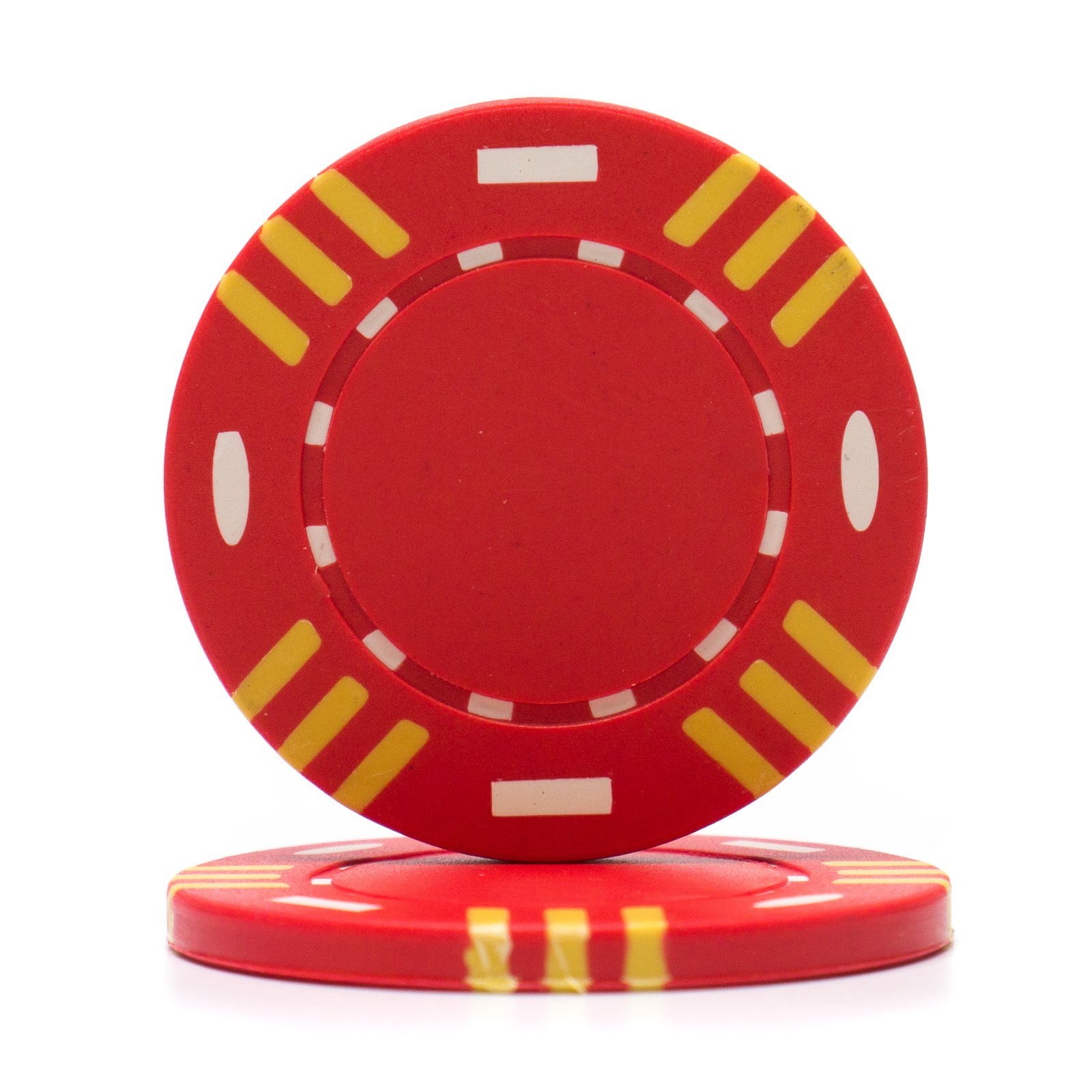 12 Gram Triple Striped (Tri Color) Poker Chips (25/Pkg) | Casino Supply