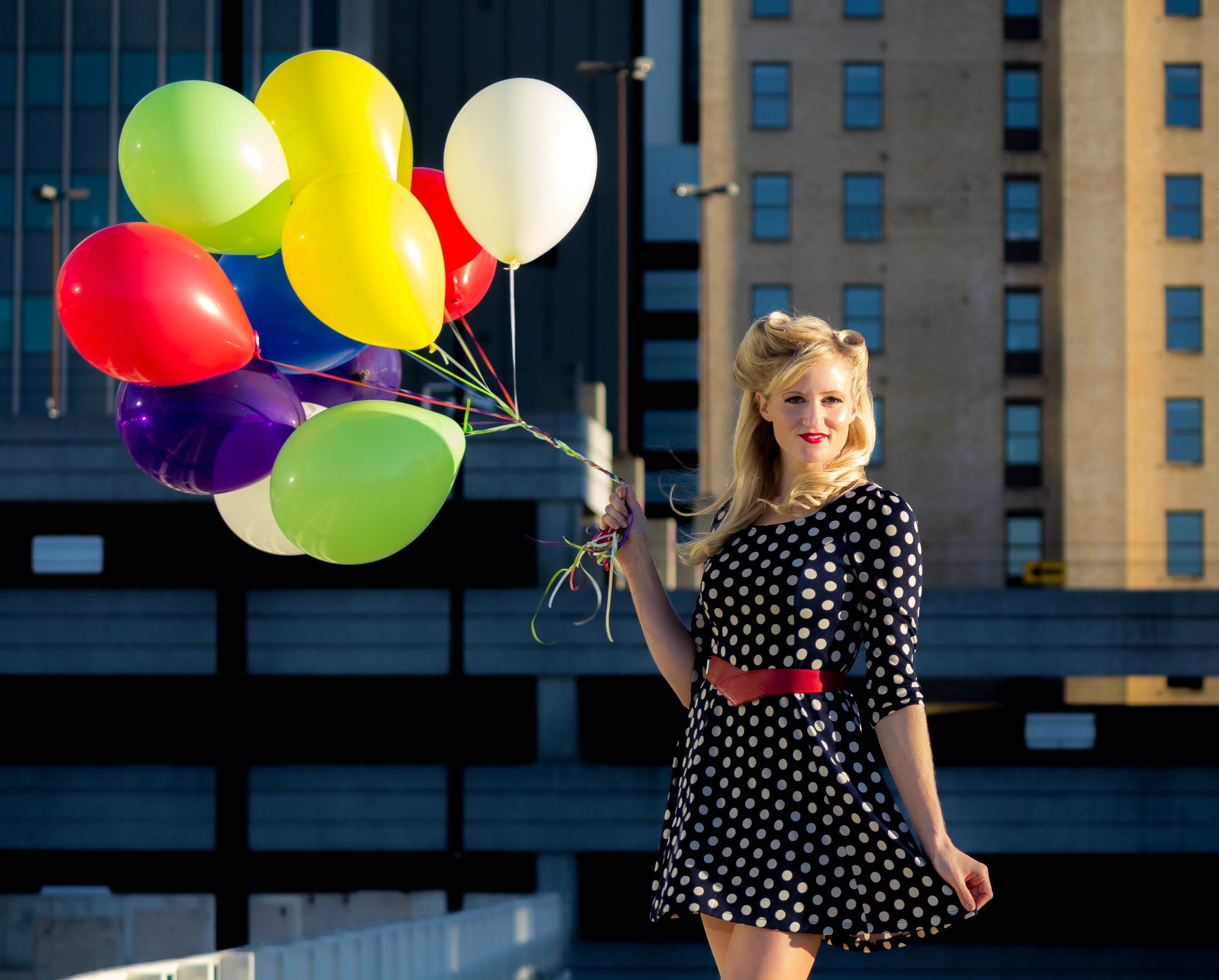 ITAP of a girl holding balloons : itookapicture