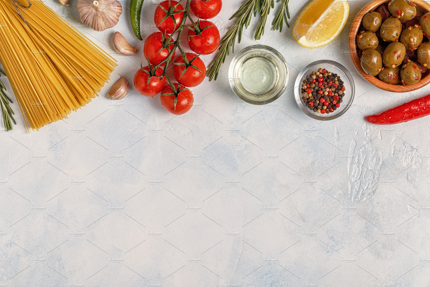 Italian food background ~ Food & Drink Photos ~ Creative Market