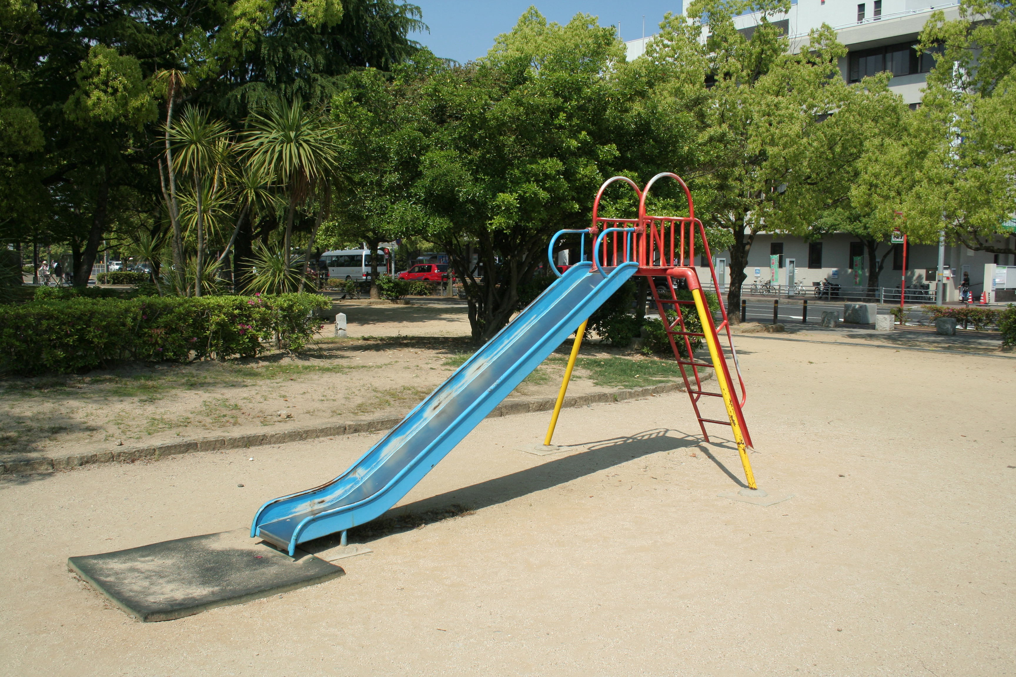 Playground slide photo