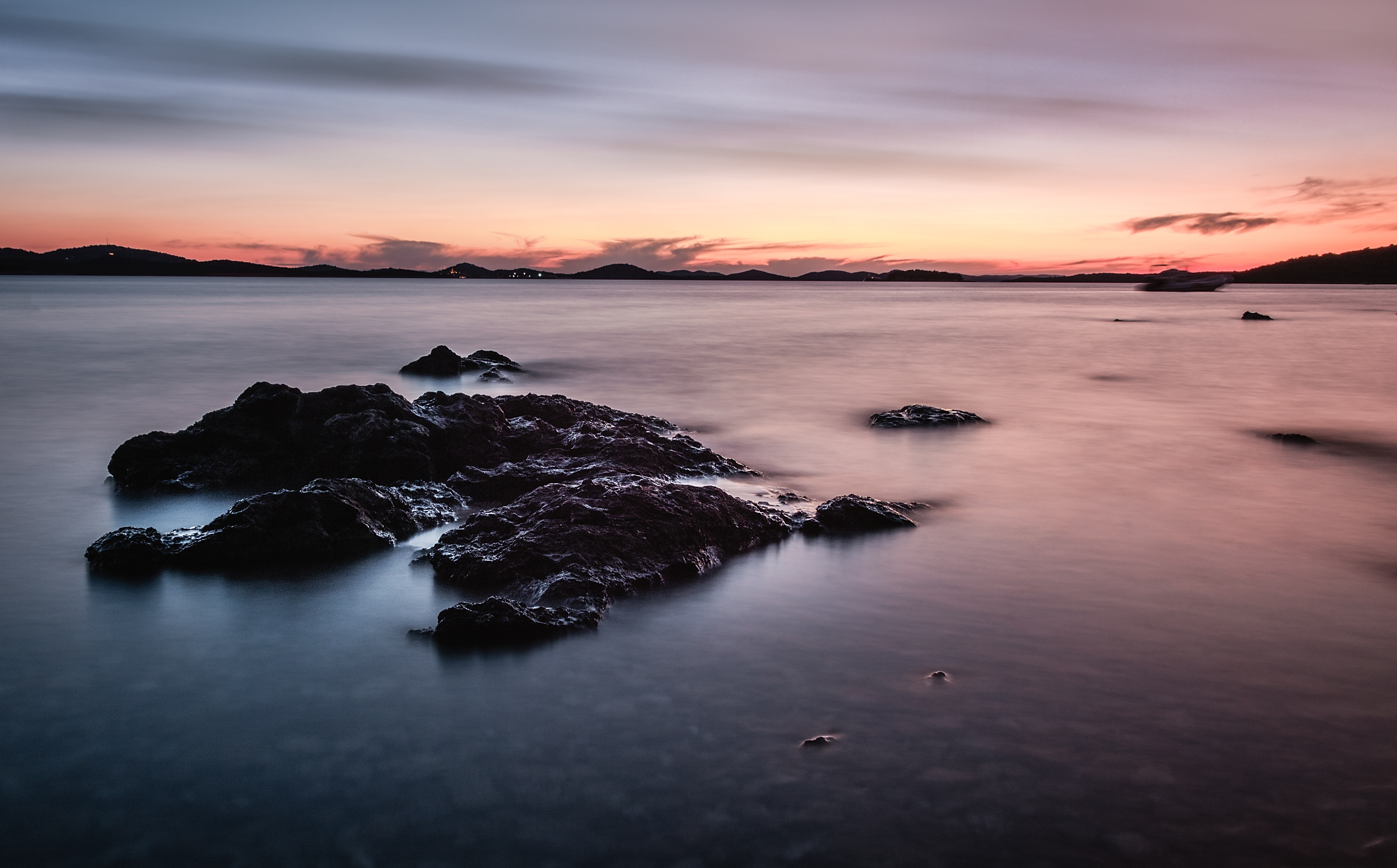 Scenic view of the sea photo