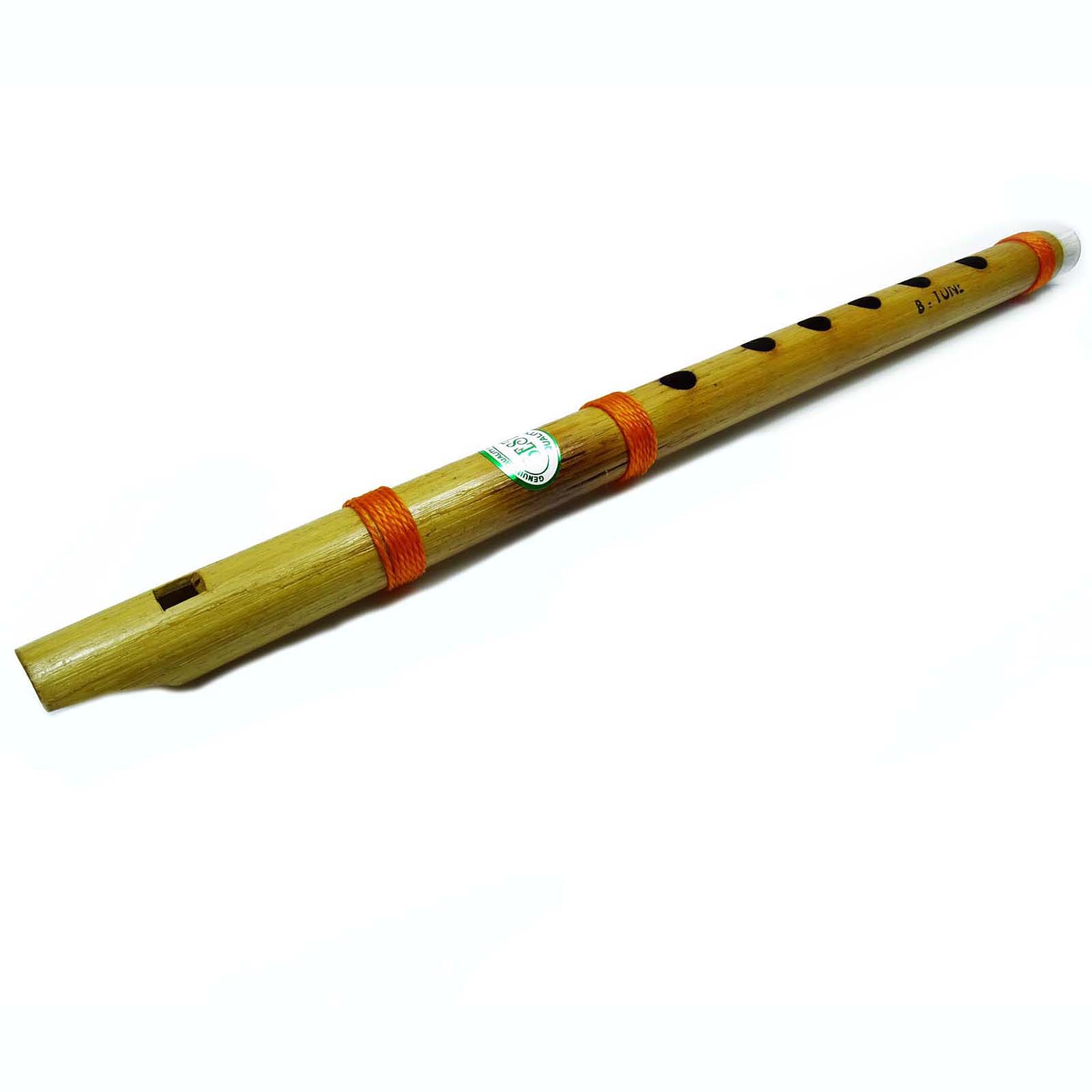 Decorative Brown Musical Instrument Wooden Bansuri Hand Painted ...