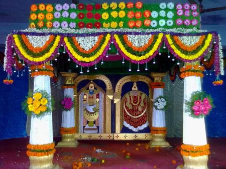 Temple Flower Decoration