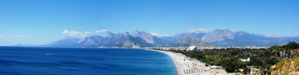 Big beach of Antalya