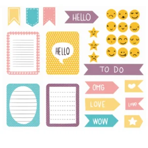 Cute bujo stickers