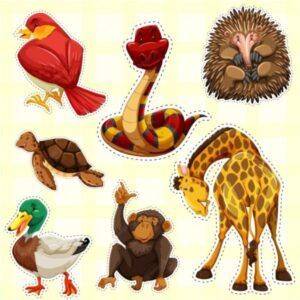 cute animals stickers