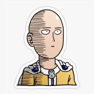 one punch man sticker