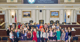 The State of Oklahoma hosted the Ninety-Nines International Organization of Women Pilots for their 95th Anniversary gala at the Oklahoma State Capitol. (Photo/OK Department of Aerospace and Aeronautics)