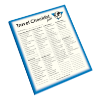 Travel Checklist Notepad