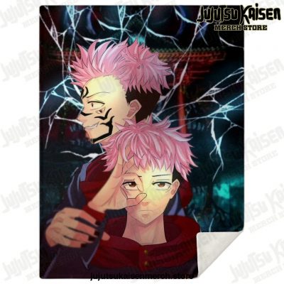 Jujutsu Kaisen Microfleece Blanket M Premium Microfleece - Aop