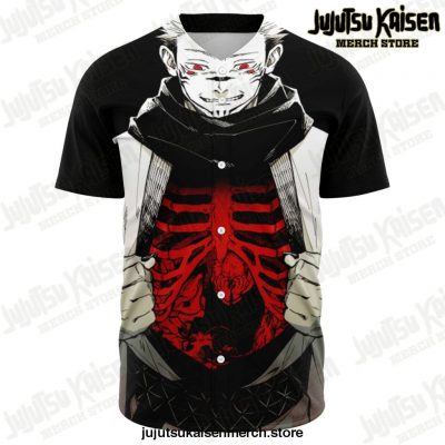 Jujutsu Kaisen Sukuna Baseball Jersey Xs - Aop