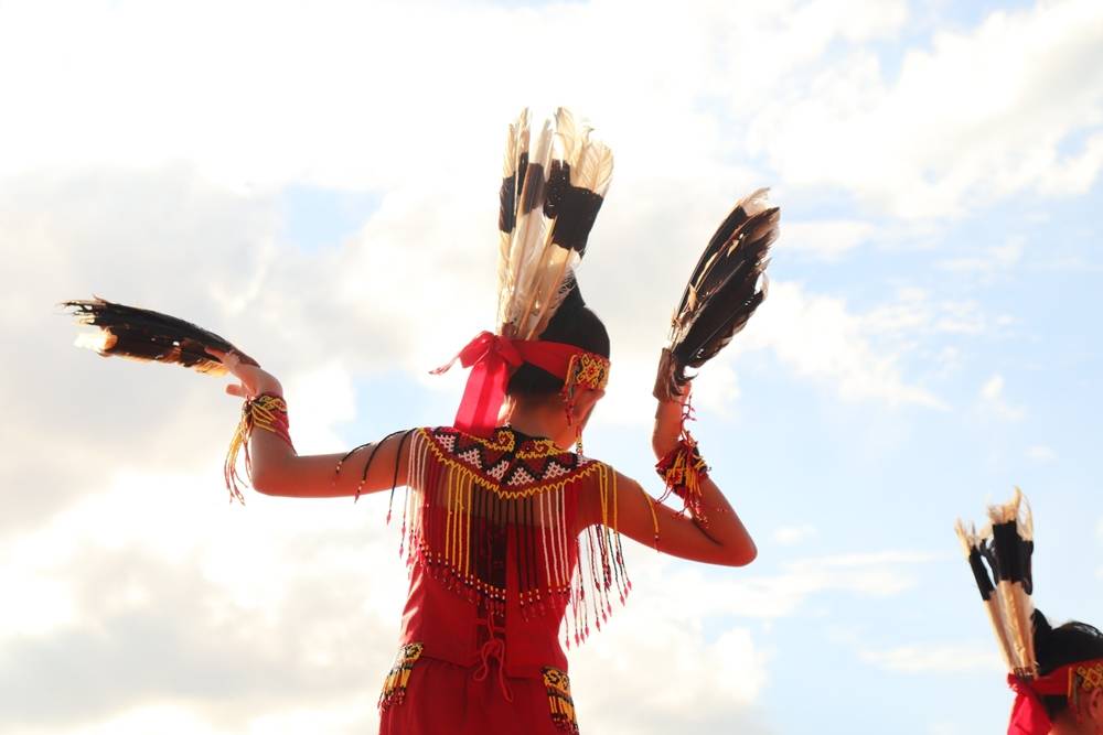 Dayak Traditional Dance, Pontianak, West Kalimantan, Indonesia