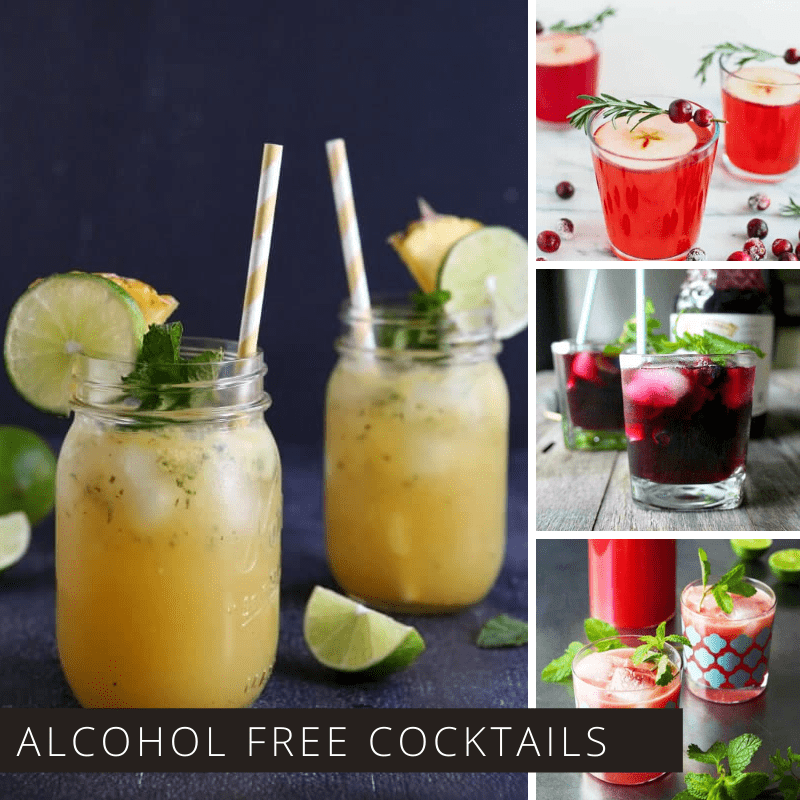 These alcohol free cocktails are perfect for everything from baby showers and graduation celebrations.