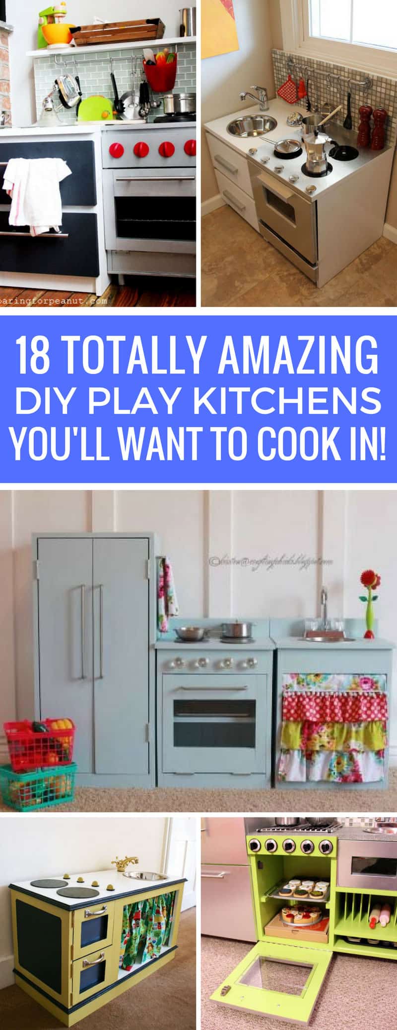 Wow - these DIY play kitchens are incredible! So much inspiration - Thanks for sharing!