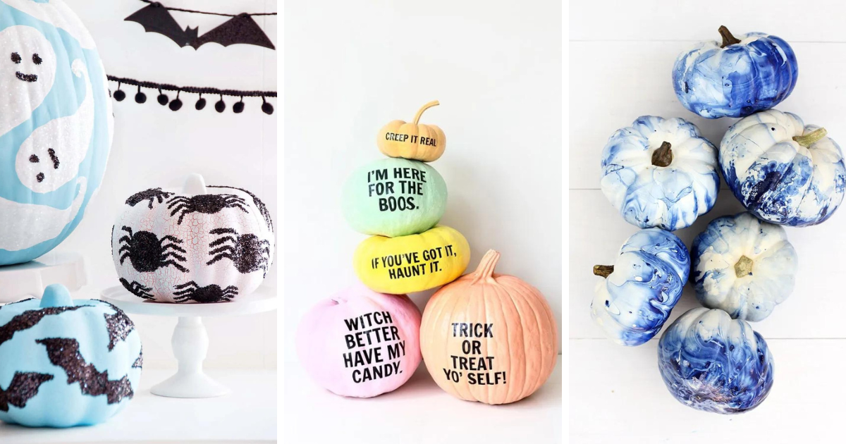 Get inspired with these amazing No Carve Pumpkin Ideas! Perfect for adding a creative touch to your Halloween decor without the mess. Discover fun and unique ways to create decorated pumpkins that will impress everyone! 🎃 #PumpkinDecoratingIdeas #DIYHalloweenDecor