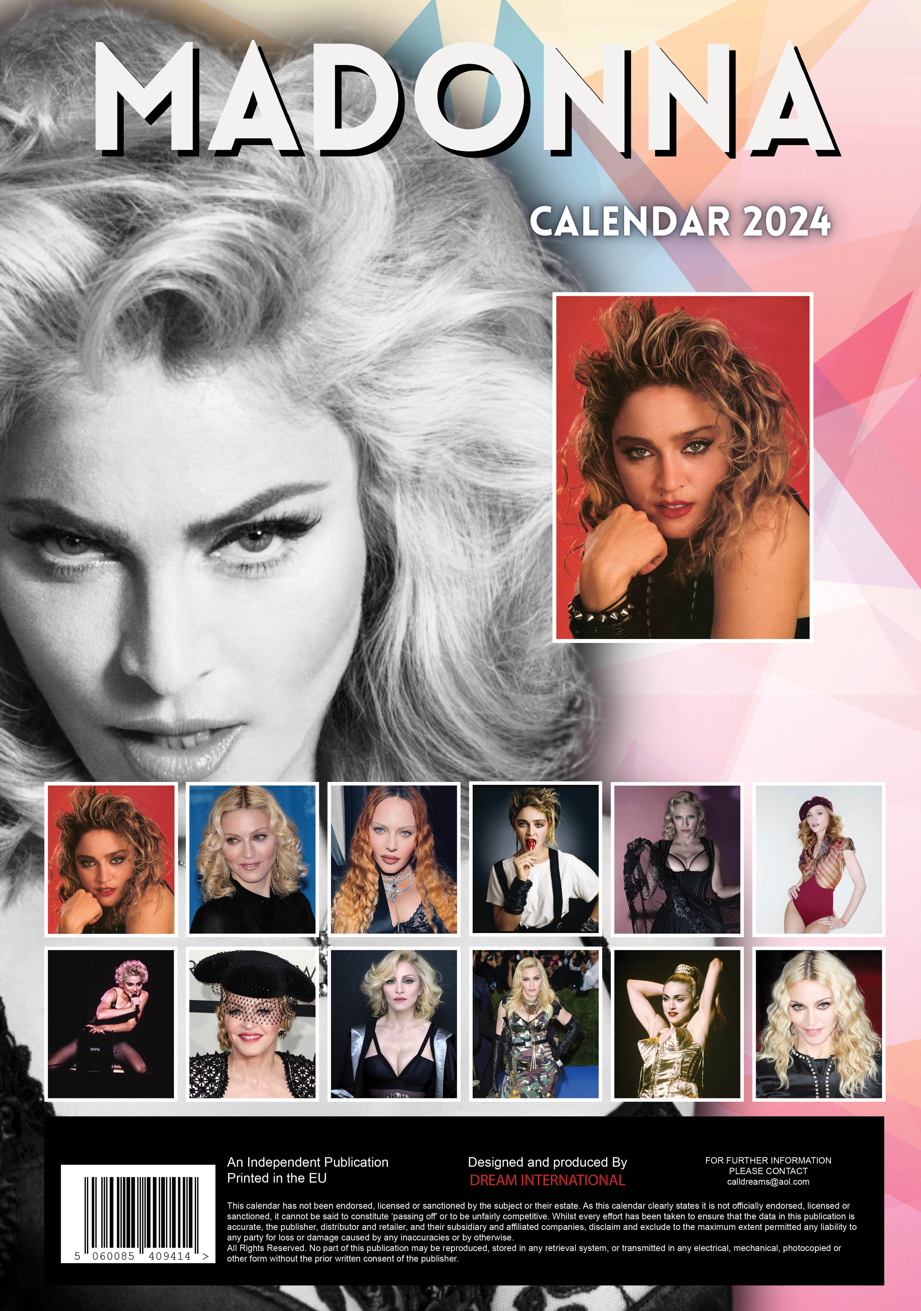 Madonna 2024 Calendar - Dorena Hildegarde