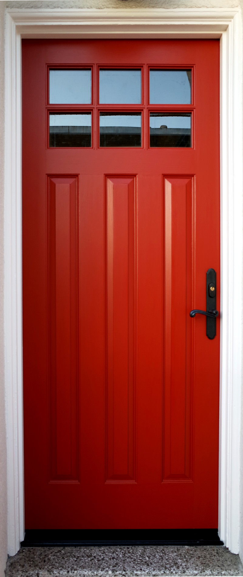 Front door after replacement