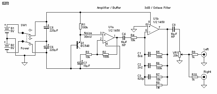 Pink Noise Generator for Audio Testing