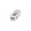 Feed-thru keystone connector RJ45 FTP cat.6 90