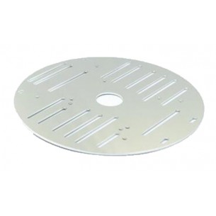 Aluminum platform for a mobile robot (round)