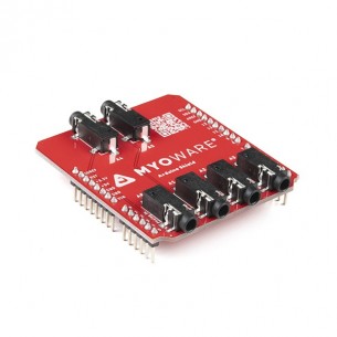 MyoWare 2.0 Arduino Shield - Arduino shield for muscle tension sensors