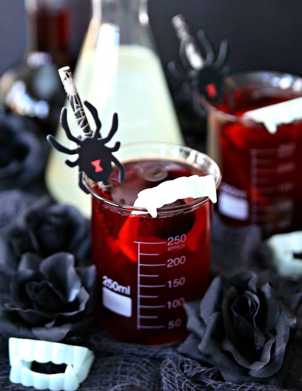 Vampire Bite Spike Black Cherry Lemonade Halloween Cocktail