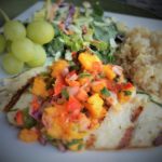 Grilled Talapia with Papaya Salsa