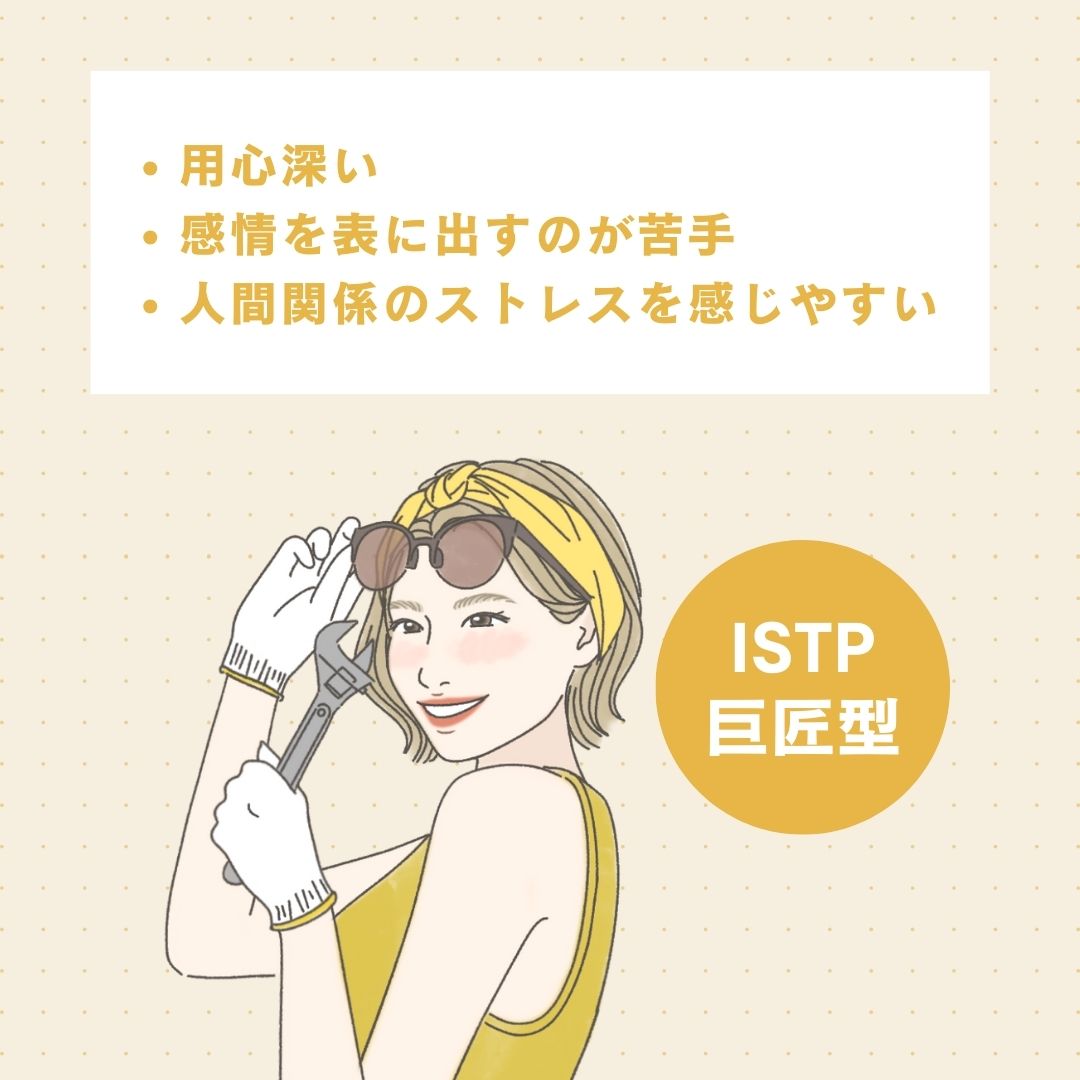 ISTP（巨匠型）の短所