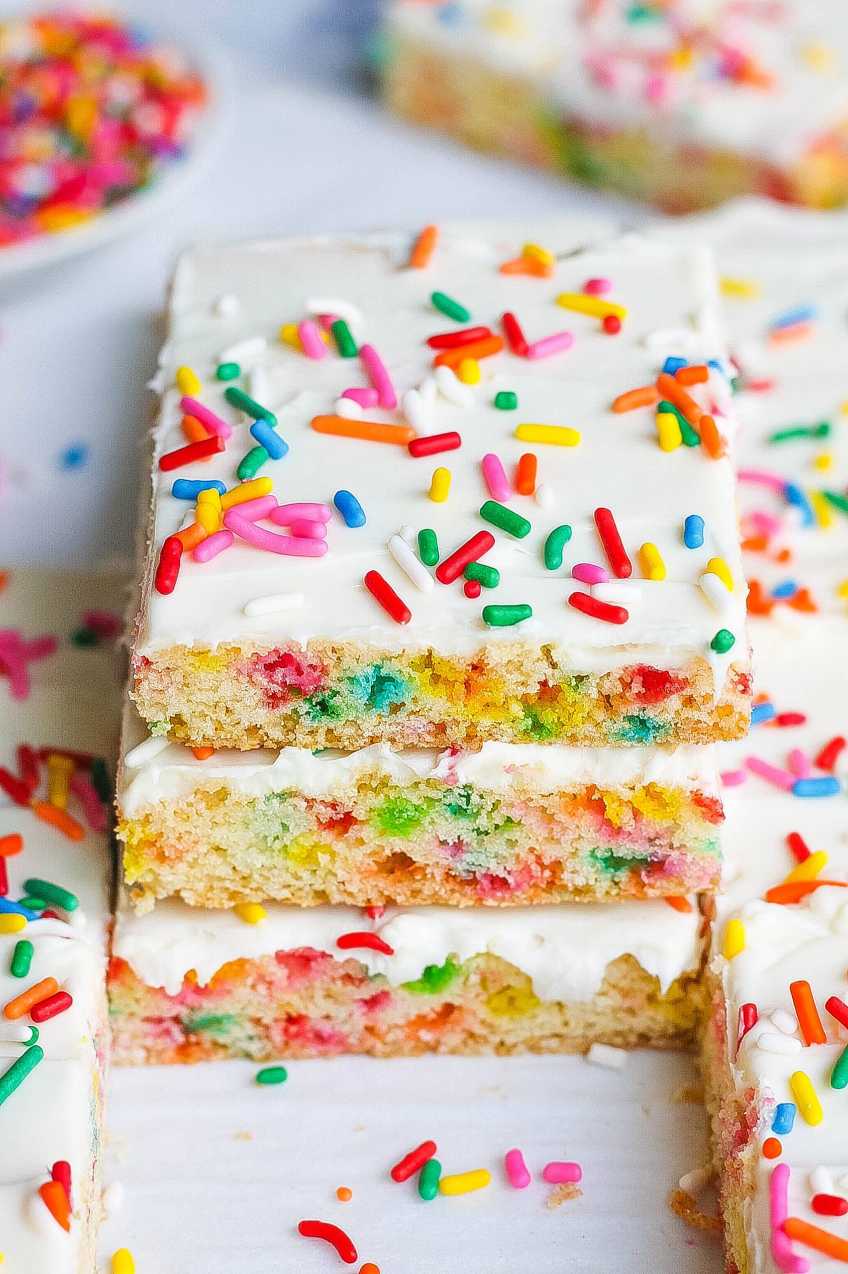 Funfetti Cake Mix Cookie Bars