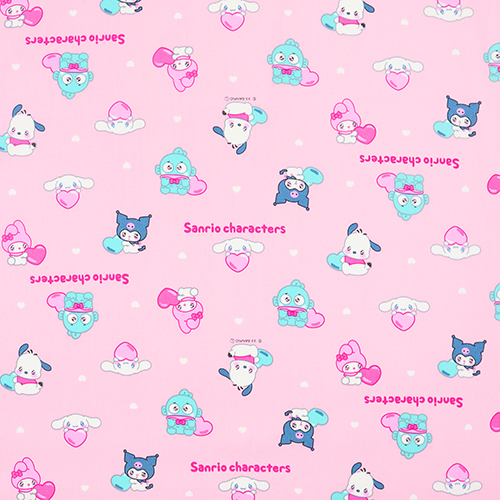 Sanrio Characters Kyun Sparkle Eyes Fabric by Sanrio