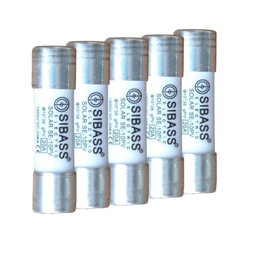 Sibass DC Fuse 20A 5 pcs Front View